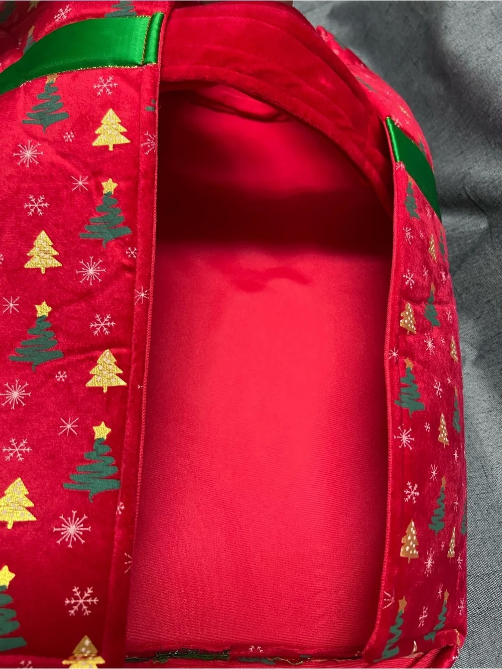 Dog costume Holiday Red & Green Dog Gift Wrap Present - Festive Pet Apparel